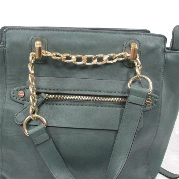 Charming Charlie Mint Green Leather Satchel | eBay CHARMING CHARLIE Green Satchel/Handbag